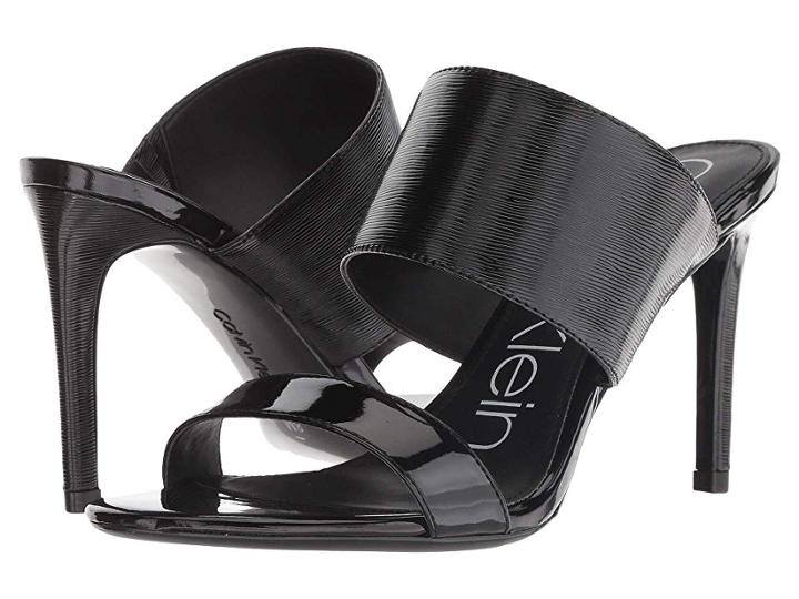 Calvin Klein Rema (black Patent Smooth) Women's Shoes