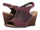 Dr. Scholl's Peaceful (merlot Smooth/microfiber) Women's Shoes