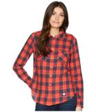 Levi's(r) Womens Red Sox Buffalo Western Shirt (red) Women's Clothing