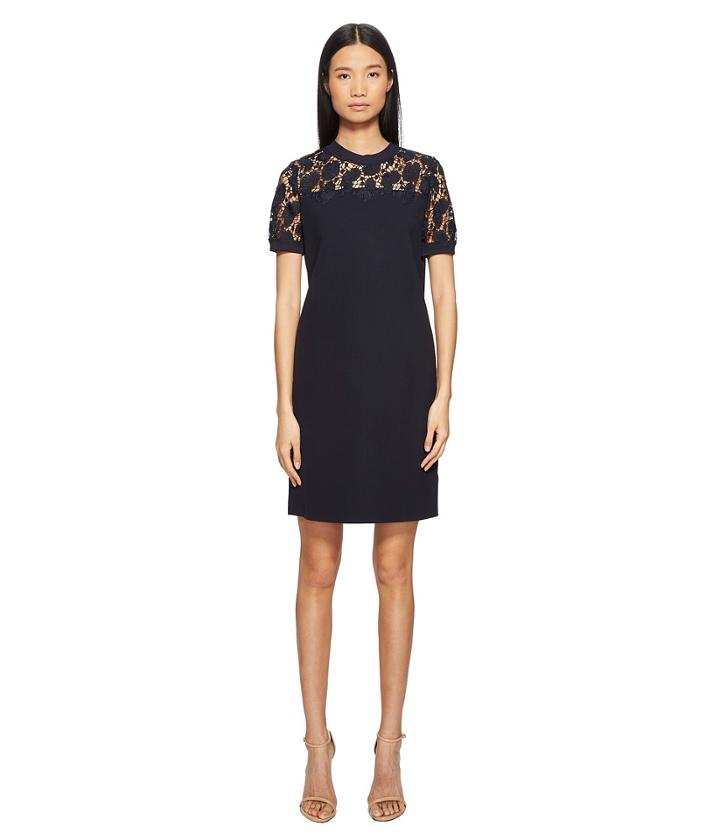 Escada Sport Dencaje Lace Dress (navy) Women's Dress