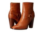 Frye Laurie Harness Short (tan Smooth Polished Veg) Women's Boots