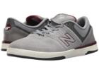 New Balance Numeric 533v2 (grey/burgundy) Men's Skate Shoes