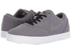 Nike Sb Kids Check Canvas (big Kid) (gunsmoke/gunsmoke/black/white) Boys Shoes