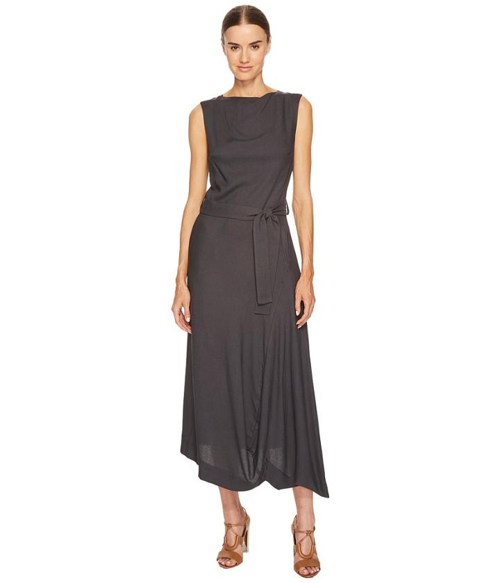 Vivienne Westwood Vasari Sleeveless Empire Dress (battleship) Women's Dress