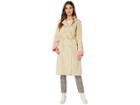 Juicy Couture Microterry Lined Trench Coat (desert Tan) Women's Clothing