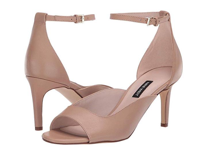 Nine West Avielle Heeled Sandal (barely Nude) Women's Shoes