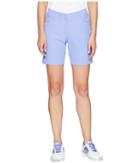 Adidas Golf Essential Shorts 7 (chalk Purple) Women's Shorts
