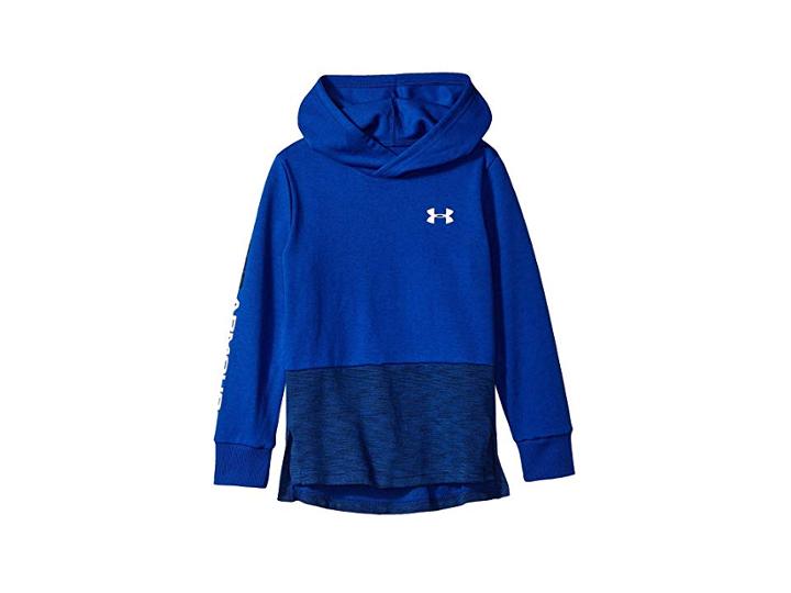 Under Armour Kids Double Knit Hoodie (big Kids) (royal/white) Boy's Sweatshirt
