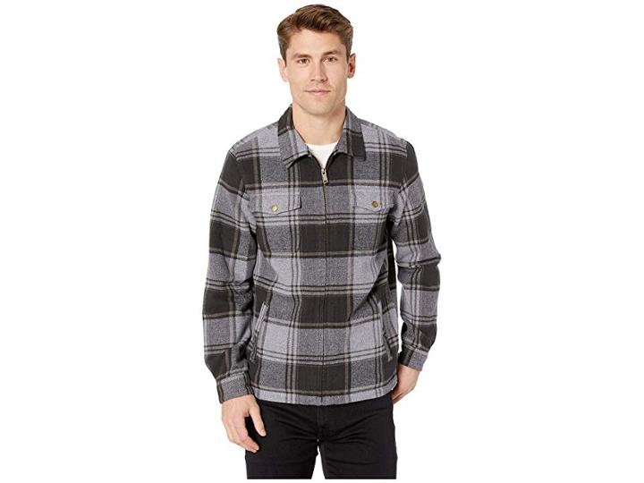 O'neill Lodge Flannel Jacket (asphalt) Men's Coat