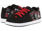 Dc Kids Court Graffik Elastic Ul (toddler) (black/biking Red) Boys Shoes