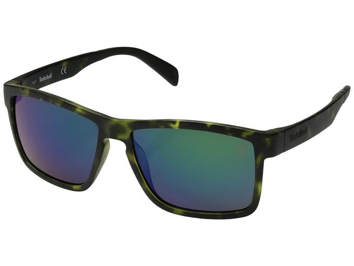 Timberland Tb9081 (coloured Havana/green Polarized) Fashion Sunglasses