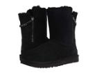 Ugg Classic Short Sparkle Zip (black) Women's Zip Boots