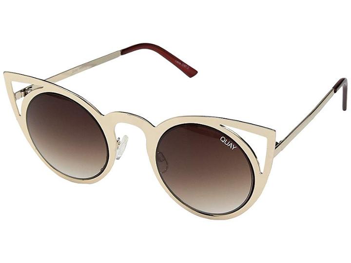Quay Australia Invader (gold/brown) Fashion Sunglasses