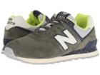 New Balance Classics Ml574v2 (covert Green/pigment) Men's Shoes