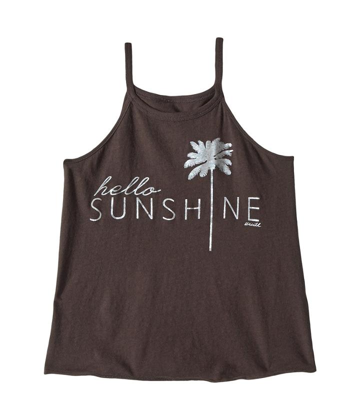 O'neill Kids Hello Sunny (big Kids) (washed Black) Girl's Sleeveless