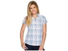 Columbia Silver Ridgetm Multiplaid S/s Shirt (beacon Dobby Plaid) Women's Short Sleeve Button Up