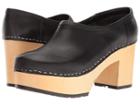 Swedish Hasbeens Bettan (black) Women's Clog Shoes