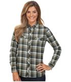 Merrell Vagabond Flannel Shirt (beech Plaid) Women's Long Sleeve Button Up