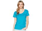 Pendleton Short Sleeve Pima Tee (enamel Blue) Women's Clothing