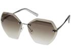 Steve Madden Sm485118 (silver/smoke) Fashion Sunglasses