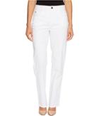 Fdj French Dressing Jeans Petite Sedona Suzanne Straight Leg In White (white) Women's Jeans