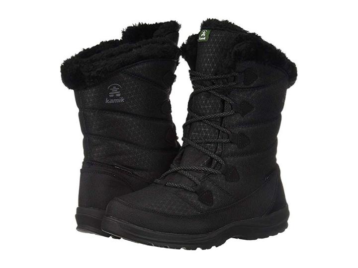 Kamik Polar Joy Wide (black) Women's Cold Weather Boots