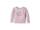 Peek Floral Fox Sweatshirt (toddler/little Kids/big Kids) (pink) Girl's Sweatshirt