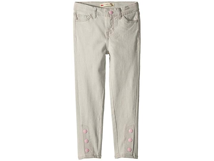 Levi's(r) Kids 710 Lola Ankle Super Skinny Jeans (little Kids) (silver Light) Girl's Jeans