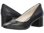 Anne Klein Whisp Heel (black Leather) Women's Shoes