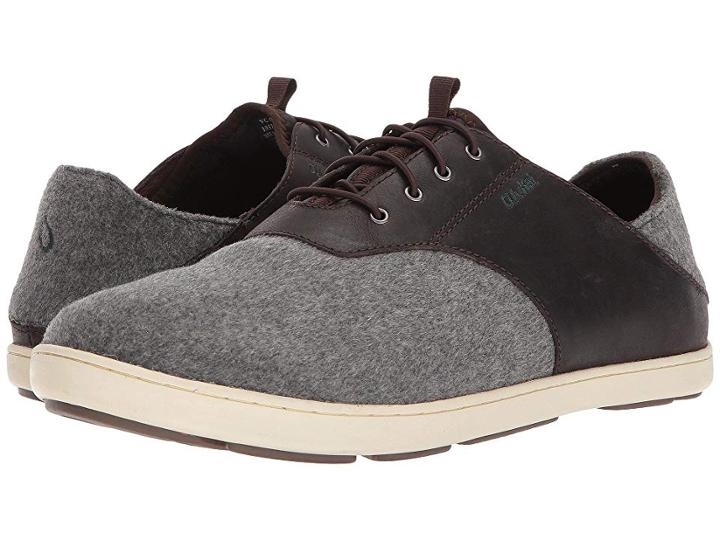 Olukai Nohea Moku Hulu (dark Roast/charcoal) Men's Lace Up Casual Shoes