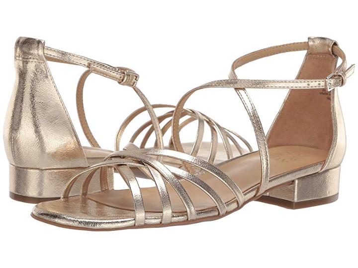 Naturalizer Haleigh (gold) Women's Sandals