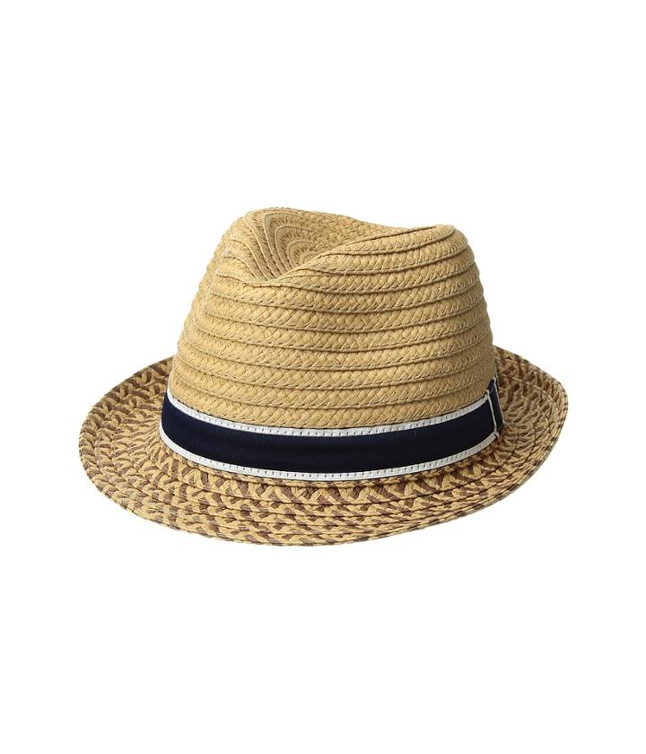 Janie And Jack Straw Fedora (toddler/little Kid/big Kid) (multicolor) Fedora Hats