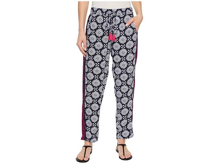 Hatley Pauline Pants (navy Medallions) Women's Casual Pants