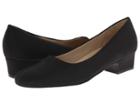 Trotters Doris (black Micro) Women's 1-2 Inch Heel Shoes
