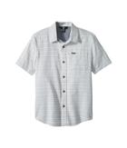 Volcom Kids Eastport Chambray Short Sleeve Shirt (big Kids) (wrecked Indigo) Boy's Short Sleeve Button Up