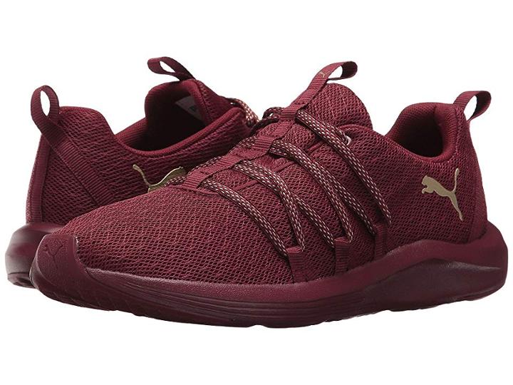 Puma Prowl Alt Knit Mesh (cordovan/metallic Gold) Women's Shoes