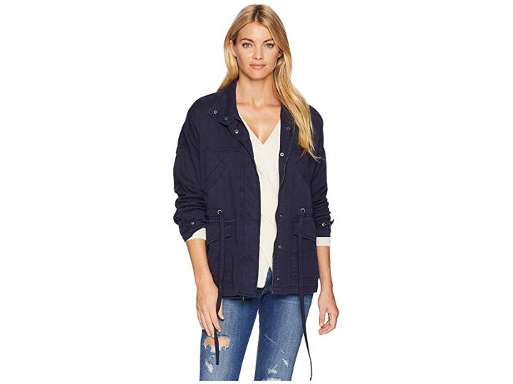 Michael Stars Tencel Stretch Twill Military Parka (passport) Women's Coat