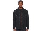 Billy Reid Suede Workshirt (charcoal) Men's Clothing