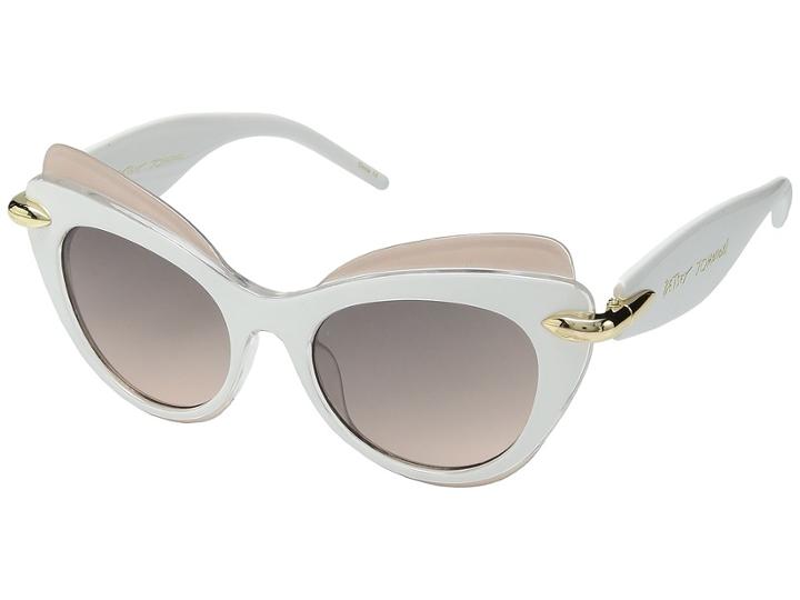 Betsey Johnson Bj889115 (white) Fashion Sunglasses
