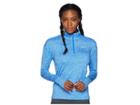 Nike Element 1/2 Zip Top (signal Blue/cobalt Tint/heather) Women's Long Sleeve Pullover
