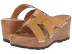 Callisto Of California Syrah (tan) Women's Clog/mule Shoes