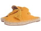 Nine West Val Espadrille Mule (yellow Leather) Women's Shoes