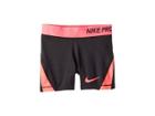 Nike Kids Pro Short (little Kids/big Kids) (black/racer Pink/racer Pink/racer Pink) Girl's Shorts
