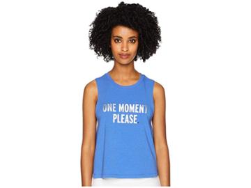 Kate Spade New York Athleisure One Moment Please Tank Top (rich Lapis) Women's Sleeveless