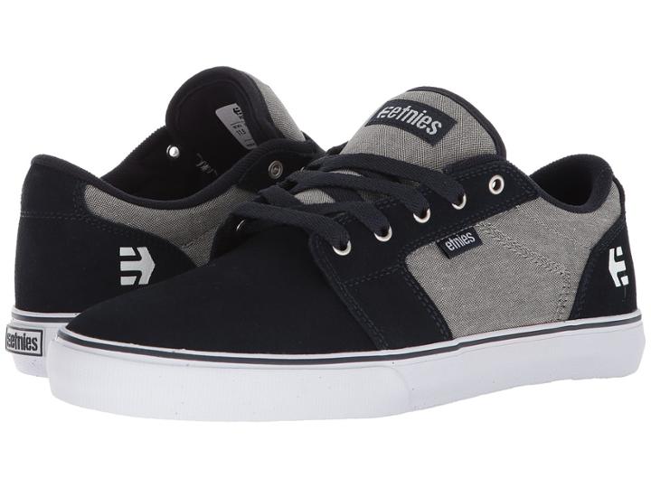 Etnies Barge Ls (navy/grey/silver) Men's Skate Shoes
