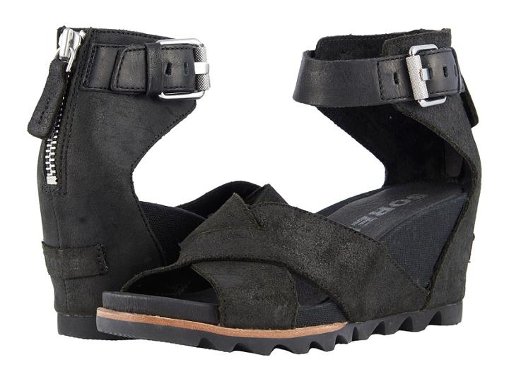 Sorel Joanie Sandal Ii (black) Women's Sandals