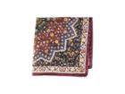 Eton Persain Carpet Print Pocket Square (burgundy) Ties