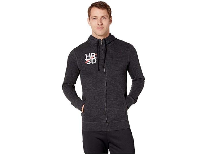 Reebok Ufc Full Zip Hoodie (black) Men's Clothing