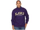 Champion College Lsu Tigers Powerblend(r) 1/4 Zip (champion Purple) Men's Clothing