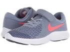 Nike Kids Revolution 4 (little Kid) (ashen Slate/flash Crimson/diffused Blue) Boys Shoes
